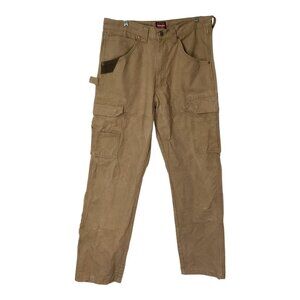 Wrangler Workwear Carpenter Pants Cargo‎ Pockets Size 34 x 34 100% Cotton